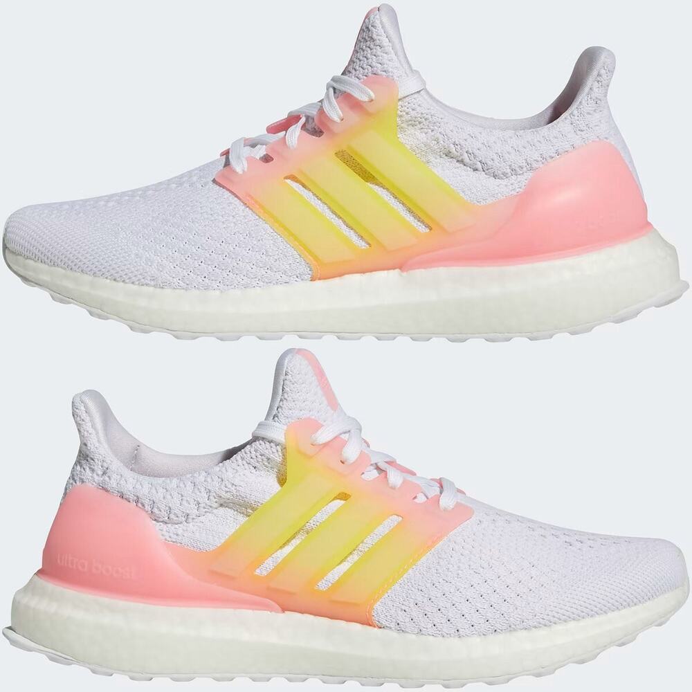 Adidas Ultraboost 5.0 DNA Womens Shoes Ftw White/ Beam PInk Size 9.5 B
